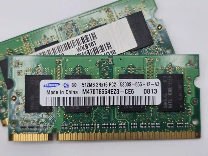 1GB DDR2 SODIMM KIT Samsung PC2-5300S laptop memory