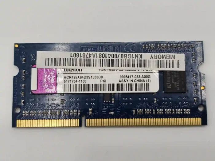 1GB DDR3 SODIMM Kingston PC3-10600 laptop memory