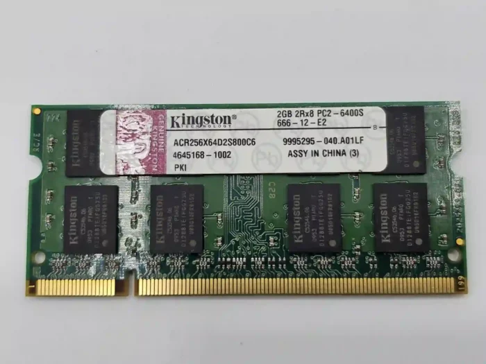 2GB DDR2 SODIMM Kingston PC2-6400S laptop memory