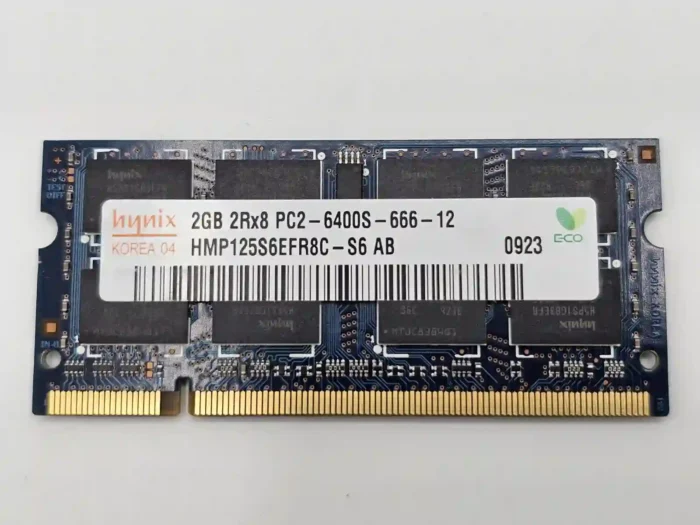 2GB DDR2 SODIMM SKHynix PC2-6400S-666-12 HYMP125S6EFR8C-S6 AB laptop memory