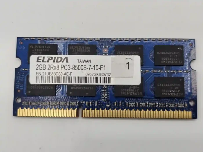 2GB DDR3 SODIMM Elipda PC3-8500S-7-10-F1 laptop memory