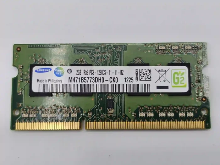 2GB DDR3 SODIMM Samsung PC3-12800S-11-11-B2 M471B5773DH0-CK0 laptop memory