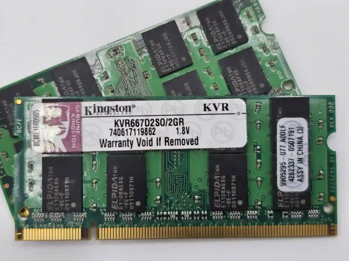 4GB DDR2 SODIMM KIT Kingston PC2-5300 laptop memory