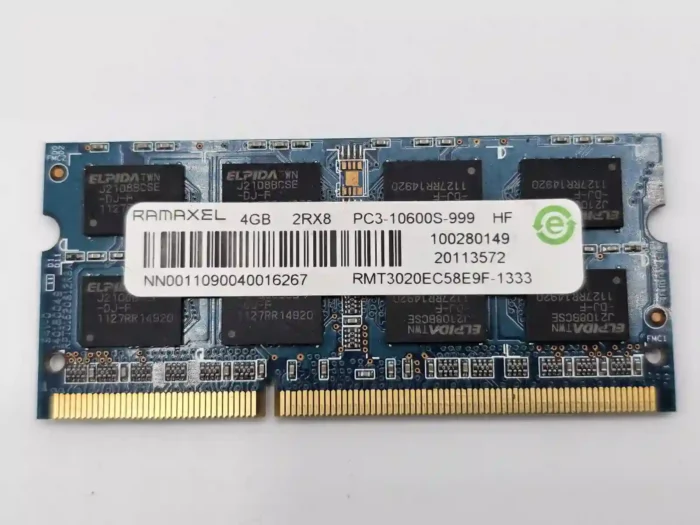 4GB DDR3 SODIMM Ramaxel PC3-10600S laptop memory