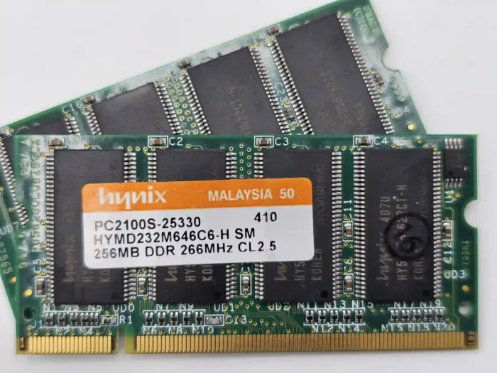 512MB DDR SODIMM KIT SKHynix PC-2100S HYMD232M646C6-H SM laptop memory