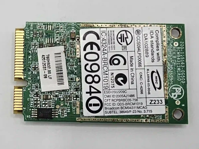 Broadcom BCM94311MCAG laptop wifi wireless card - Image 2