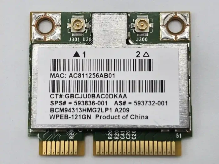 Broadcom BCM94313HMG2L Laptop wifi wireless card