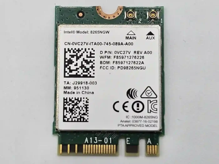 Intel 8265NGW laptop wifi wireless card