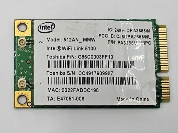 Intel WiFi Link 5100 Laptop Wifi wireless card