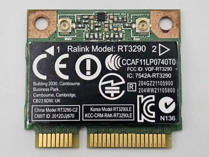 Ralink RT3290 laptop wifi card